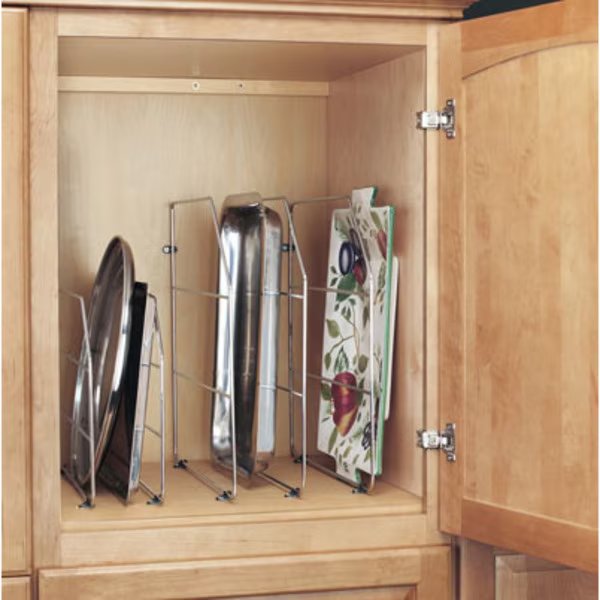 Rev-A-Shelf Tray Divider 12in High Chrome, Hdl Hardware, Mfr#: 597-12CR-10